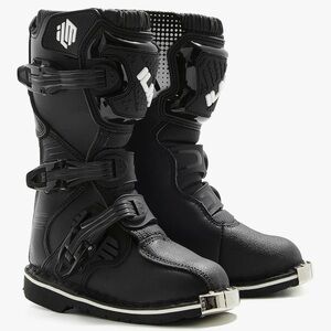 🔥ILM MX3 Kids Motorcross/Motorcycle Waterproof ATV Dirt Bike-Boots Sz1-VGUC-EUC